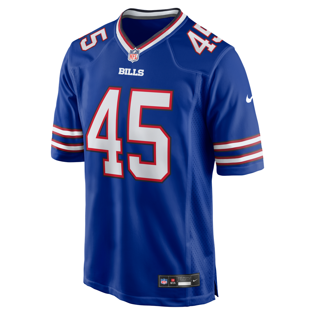 Men's Buffalo Bills Shaq Thompson Royal Team Game NFL Football Jersey - view 2