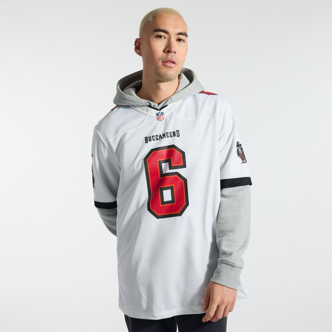 Men's Tampa Bay Buccaneers Baker Mayfield White Away Game NFL Football Jersey - view 17
