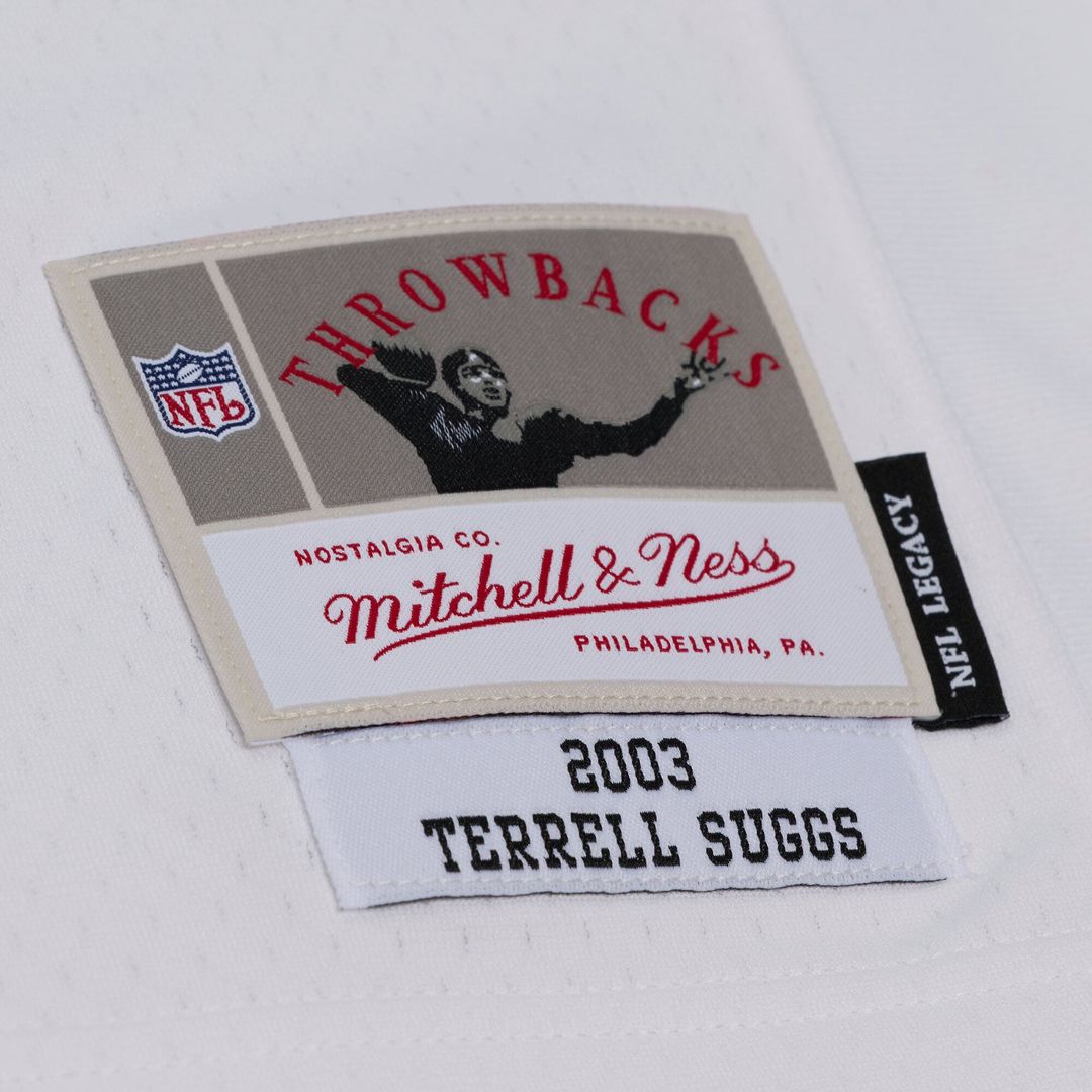 Men's Baltimore Ravens Terrell Suggs Purple 2003 Legacy Replica NFL Football Jersey - view 17