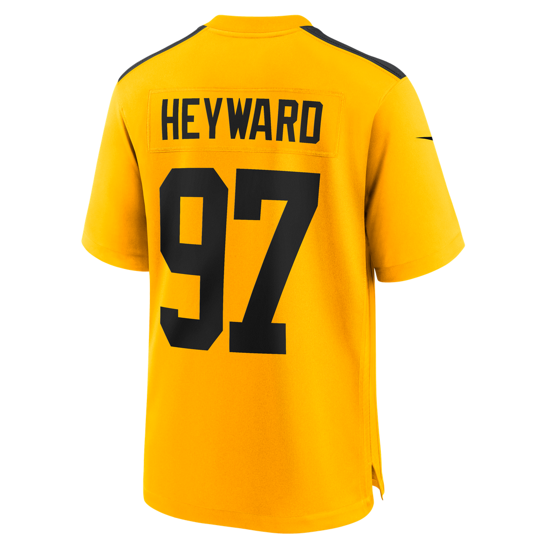 Men's Pittsburgh Steelers Cameron Heyward Black Game NFL Football Jersey - view 24