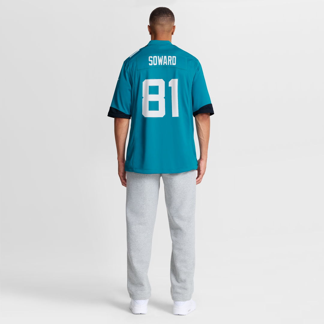 Men's Jacksonville Jaguars R. Jay Soward Teal Retired Player Team Game NFL Football Jersey - view 8