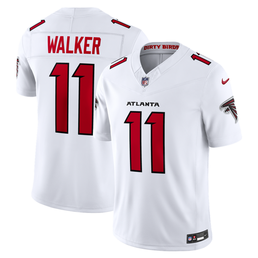 Men's Atlanta Falcons Jalon Walker White Stitched Limited NFL Football Jersey - view 1