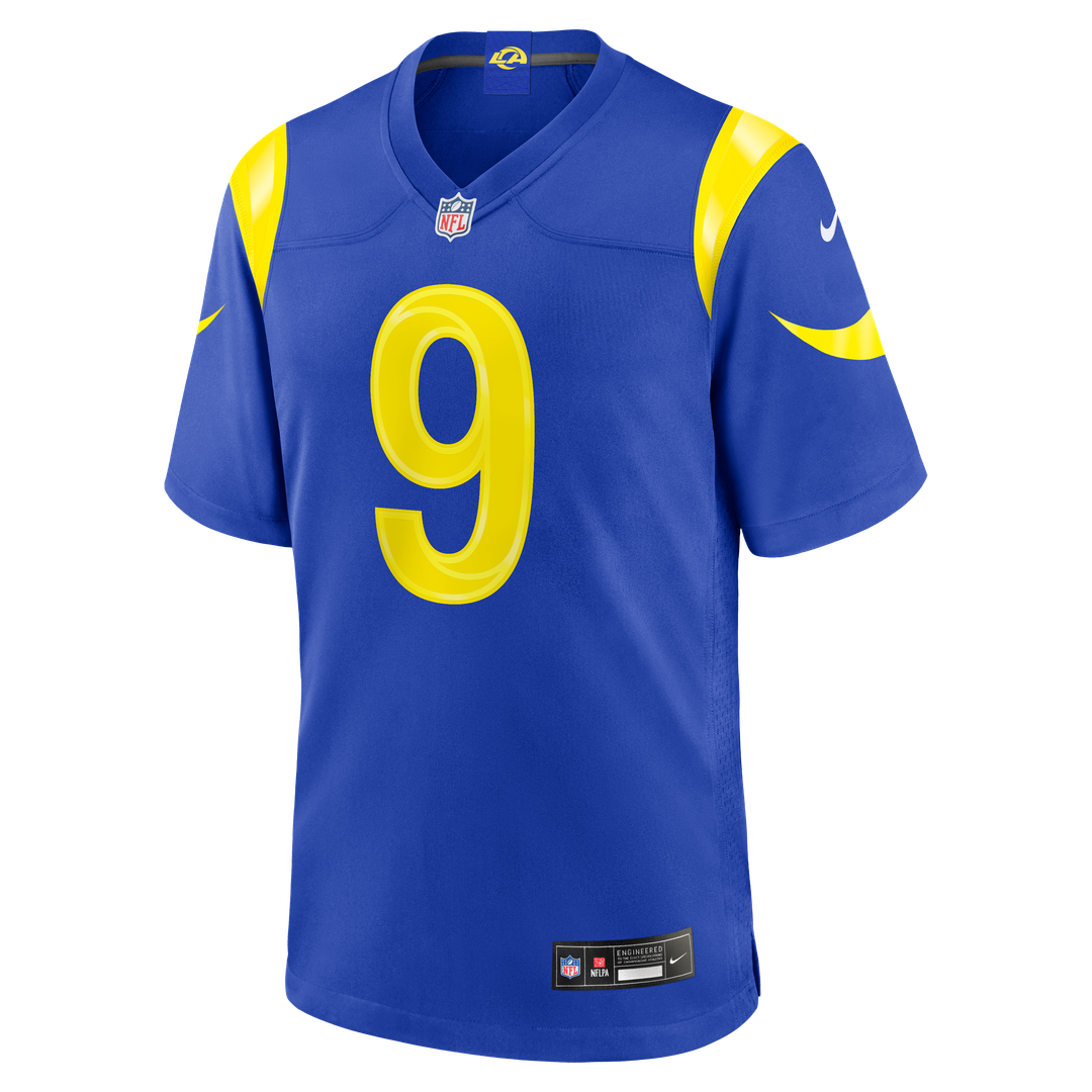Men's Los Angeles Rams Matthew Stafford Classic Sol Game NFL Football Jersey - view 8