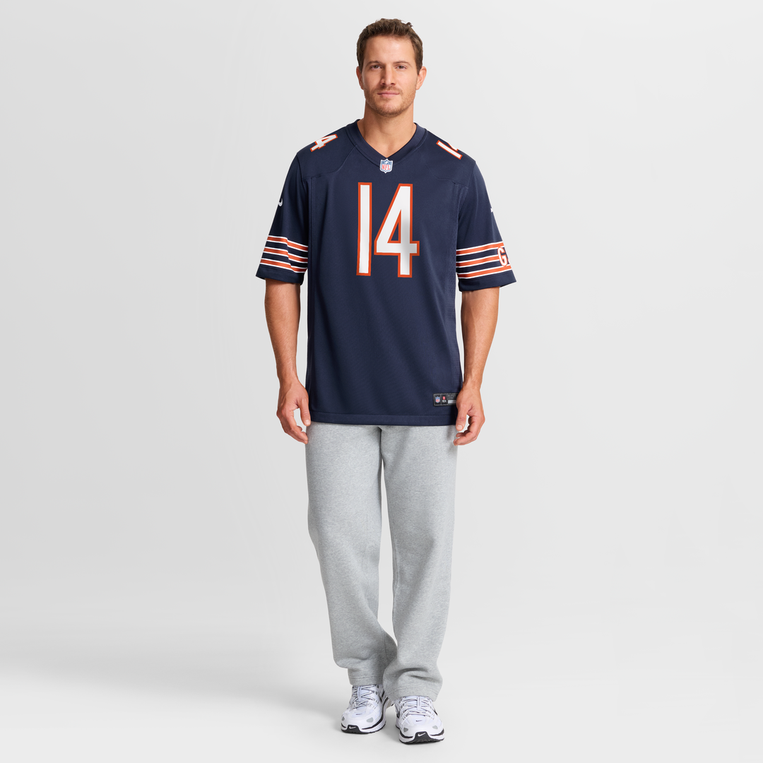 Men's Chicago Bears Kalif Raymond Navy Team Game NFL Football Jersey - view 4
