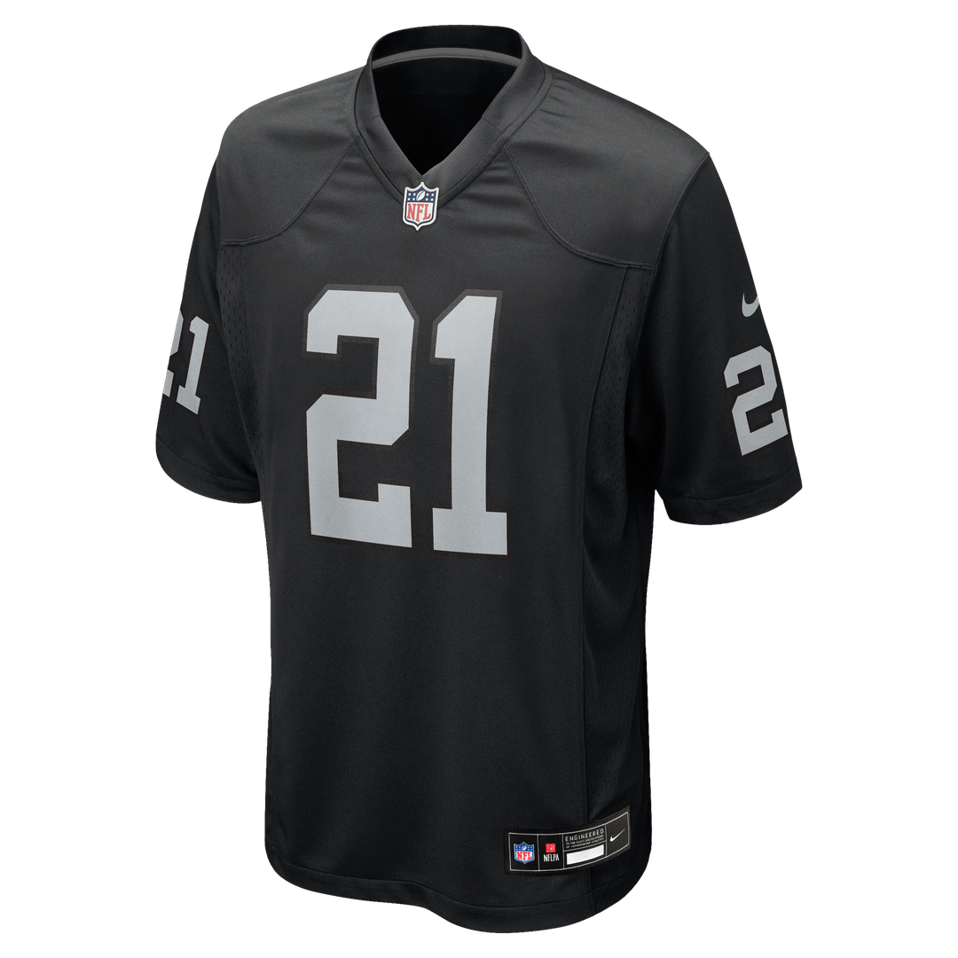Men's Las Vegas Raiders Cliff Branch Black Retired Player Game NFL Football Jersey - view 2