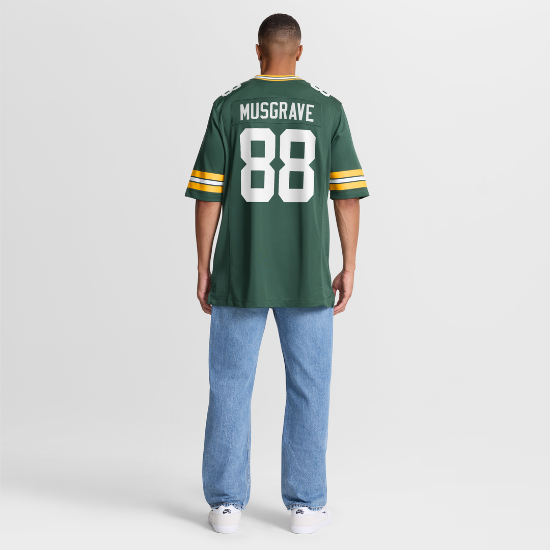 Men's Green Bay Packers Luke Musgrave Green Game NFL Football Jersey - view 8