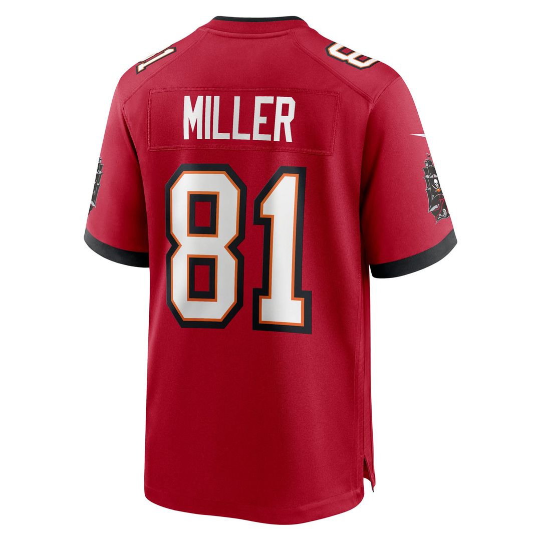 Men's Tampa Bay Buccaneers Ryan Miller Red Team Game NFL Football Jersey - view 3