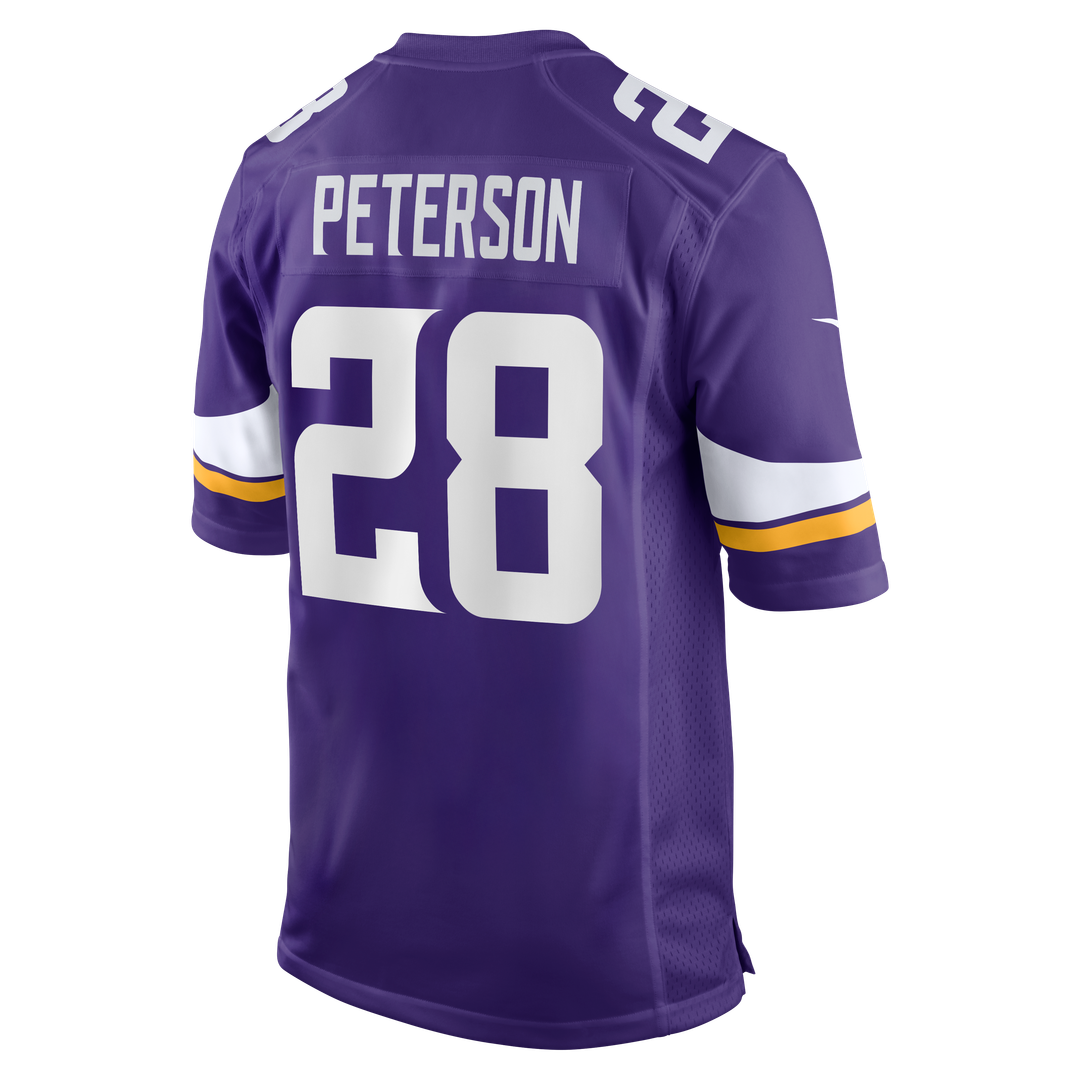 Men's Minnesota Vikings Adrian Peterson Purple Team Retired Game NFL Football Jersey - view 5