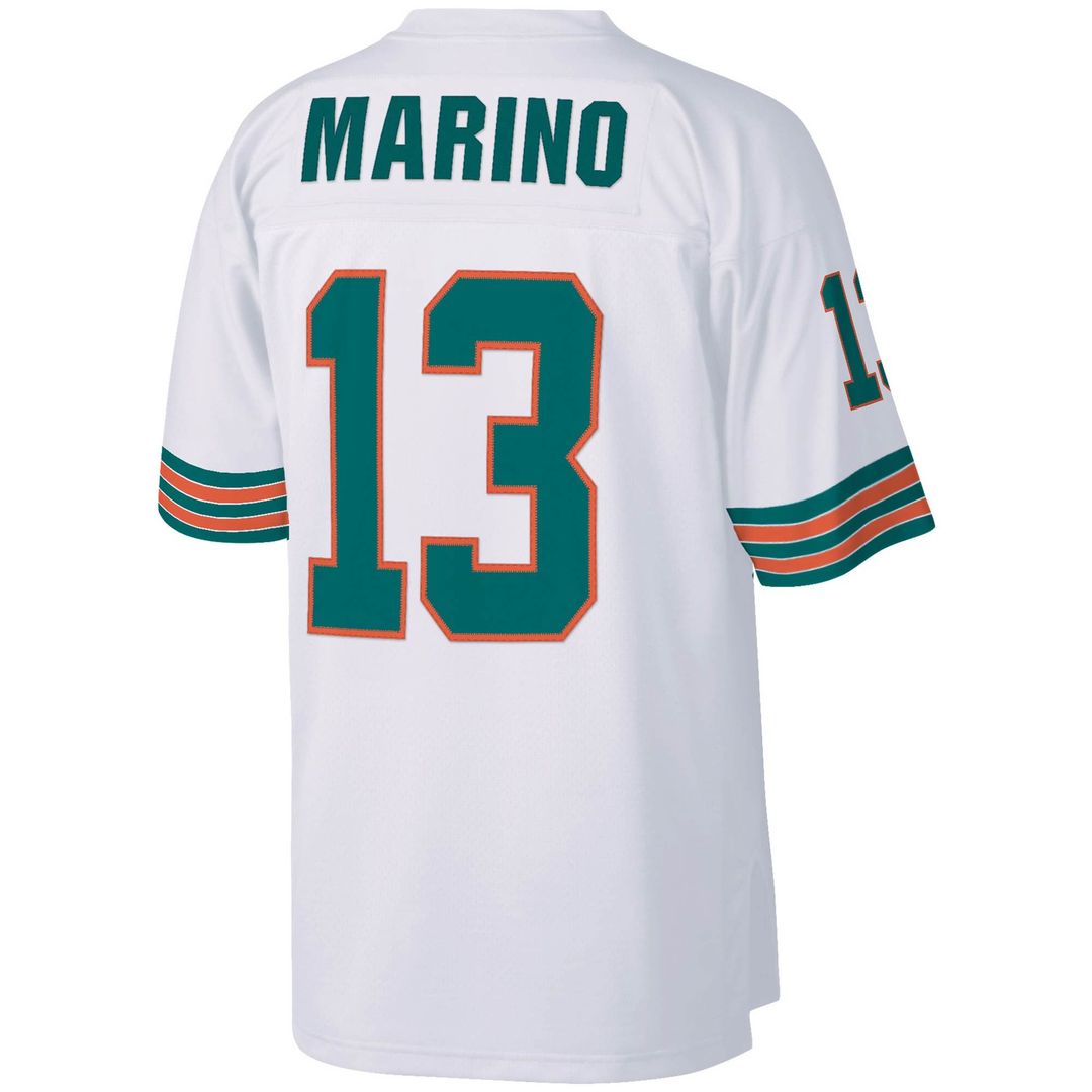 Men's Miami Dolphins Dan Marino Aqua Big & Tall 1984 Retired Player Replica NFL Football Jersey - view 15