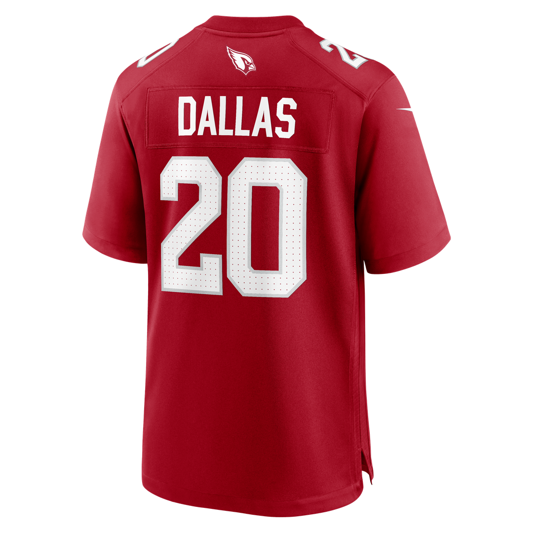 Men's Arizona Cardinals DeeJay Dallas Cardinal Team Game NFL Football Jersey - view 3