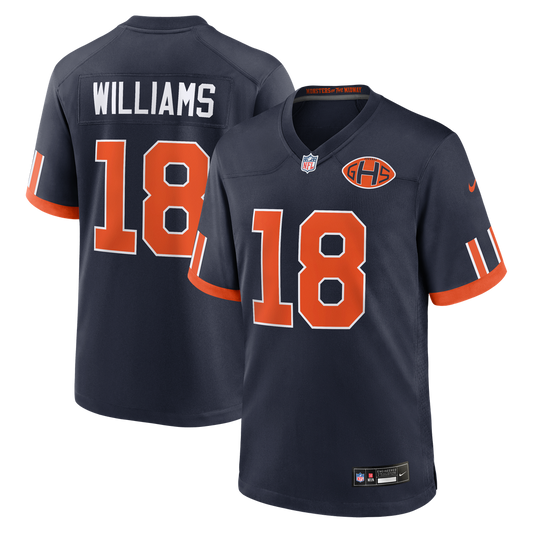 Men's Chicago Bears Caleb Williams Navy 2026 Rivalries Collection Game NFL Football Jersey - view 1