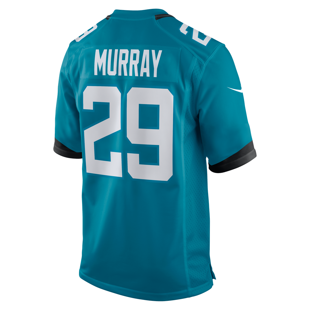 Men's Jacksonville Jaguars Eric Murray Teal Team Game NFL Football Jersey - view 3