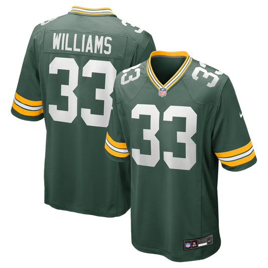 Men's Green Bay Packers Evan Williams Green Game NFL Football Jersey - view 1