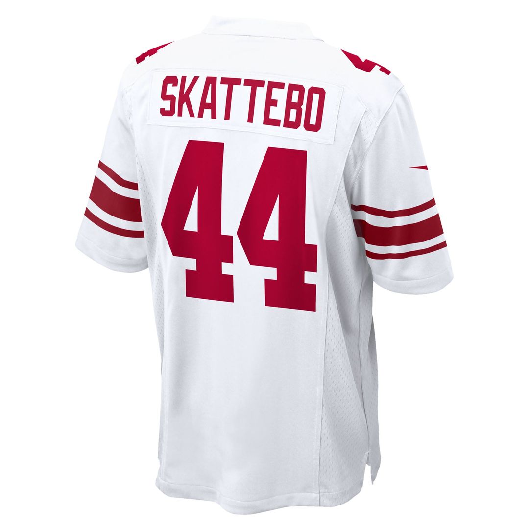 Men's New York Giants Cam Skattebo White Game NFL Football Jersey - view 3