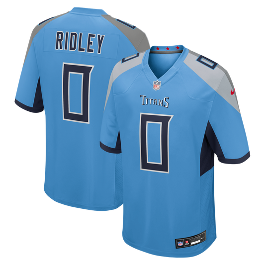 Men's Tennessee Titans Calvin Ridley Light Blue Team Game NFL Football Jersey - view 1