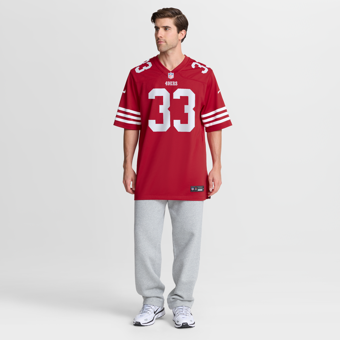 Men's San Francisco 49ers Roger Craig Scarlet Team Retired Game NFL Football Jersey - view 2