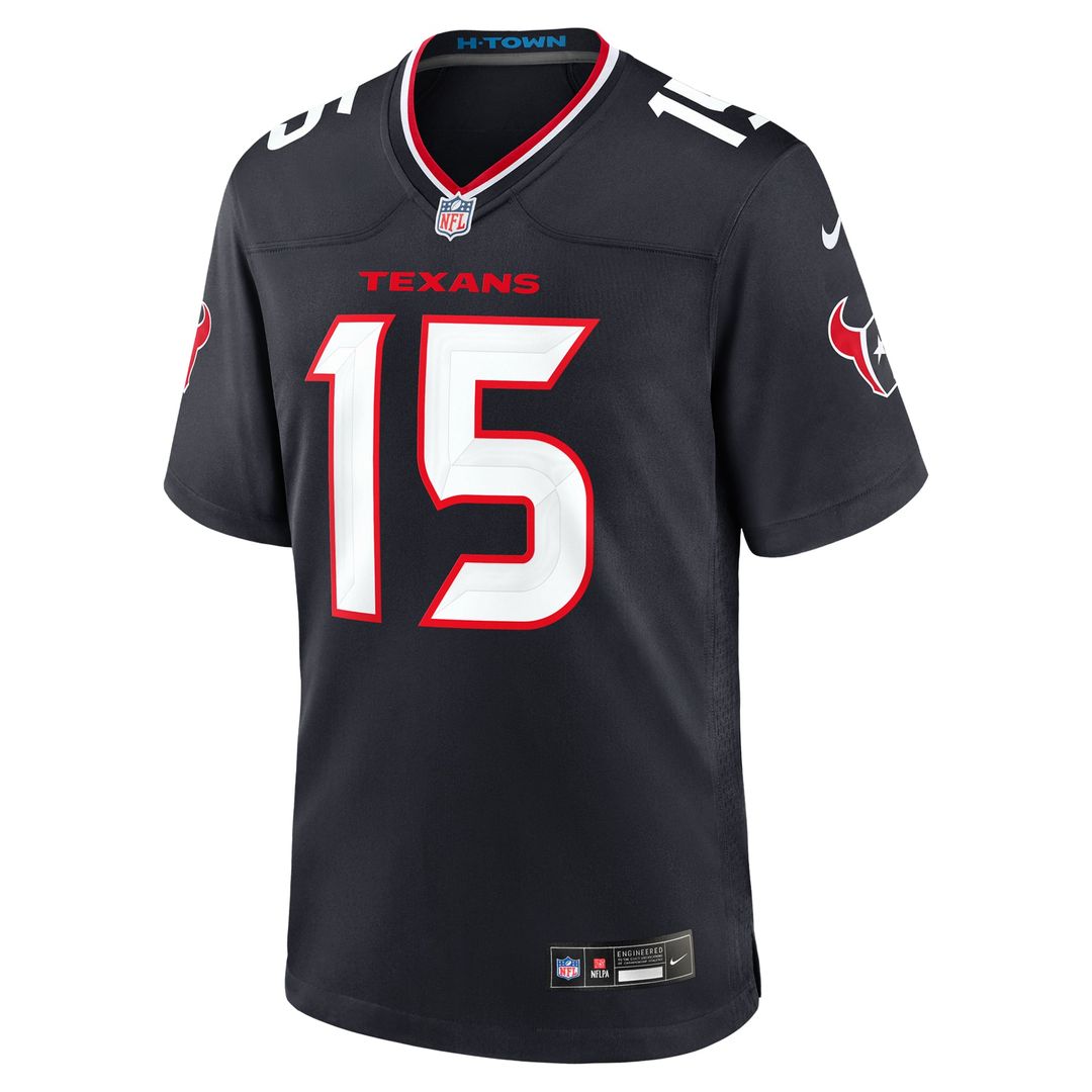 Men's Houston Texans Ka'imi Fairbairn Navy Team Game NFL Football Jersey - view 2