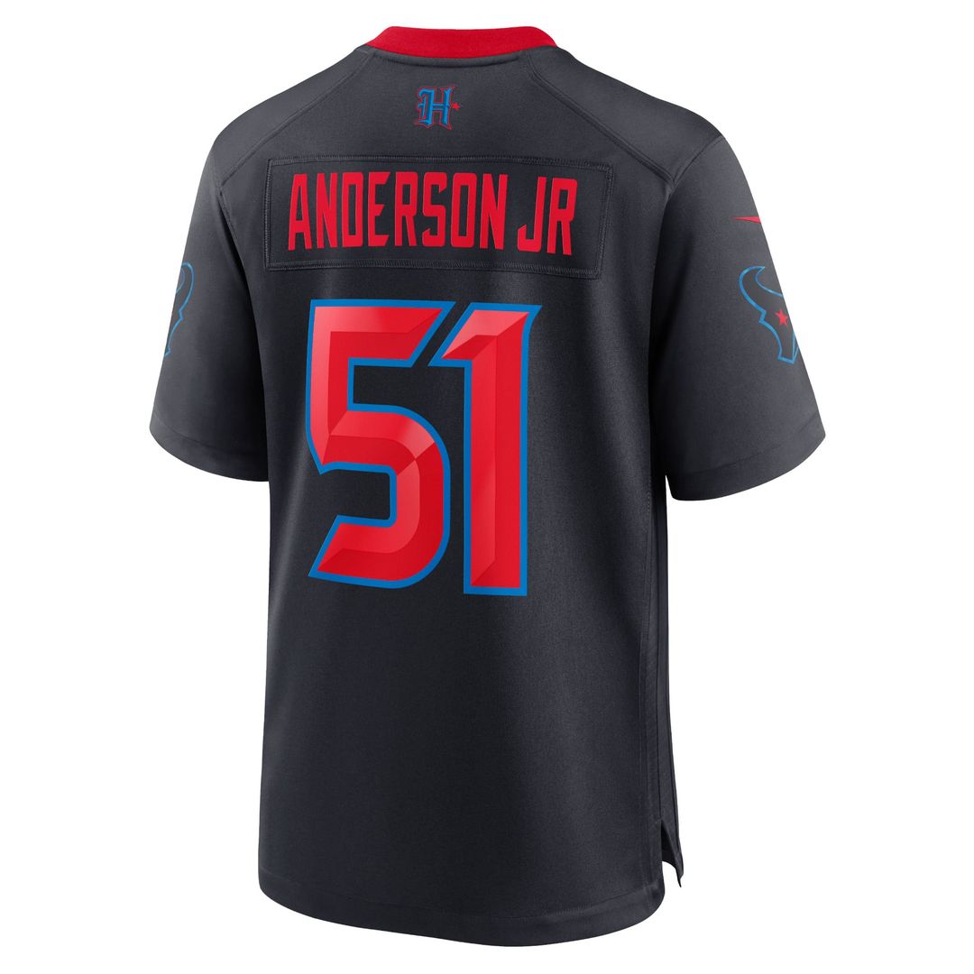Men's Houston Texans Will Anderson Jr. Red Alternate Game NFL Football Jersey - view 15