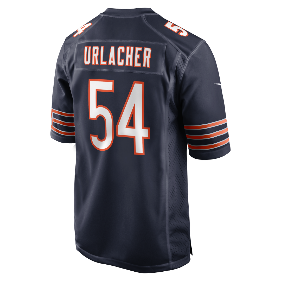 Men's Chicago Bears Brian Urlacher White Retired Player Game NFL Football Jersey - view 9