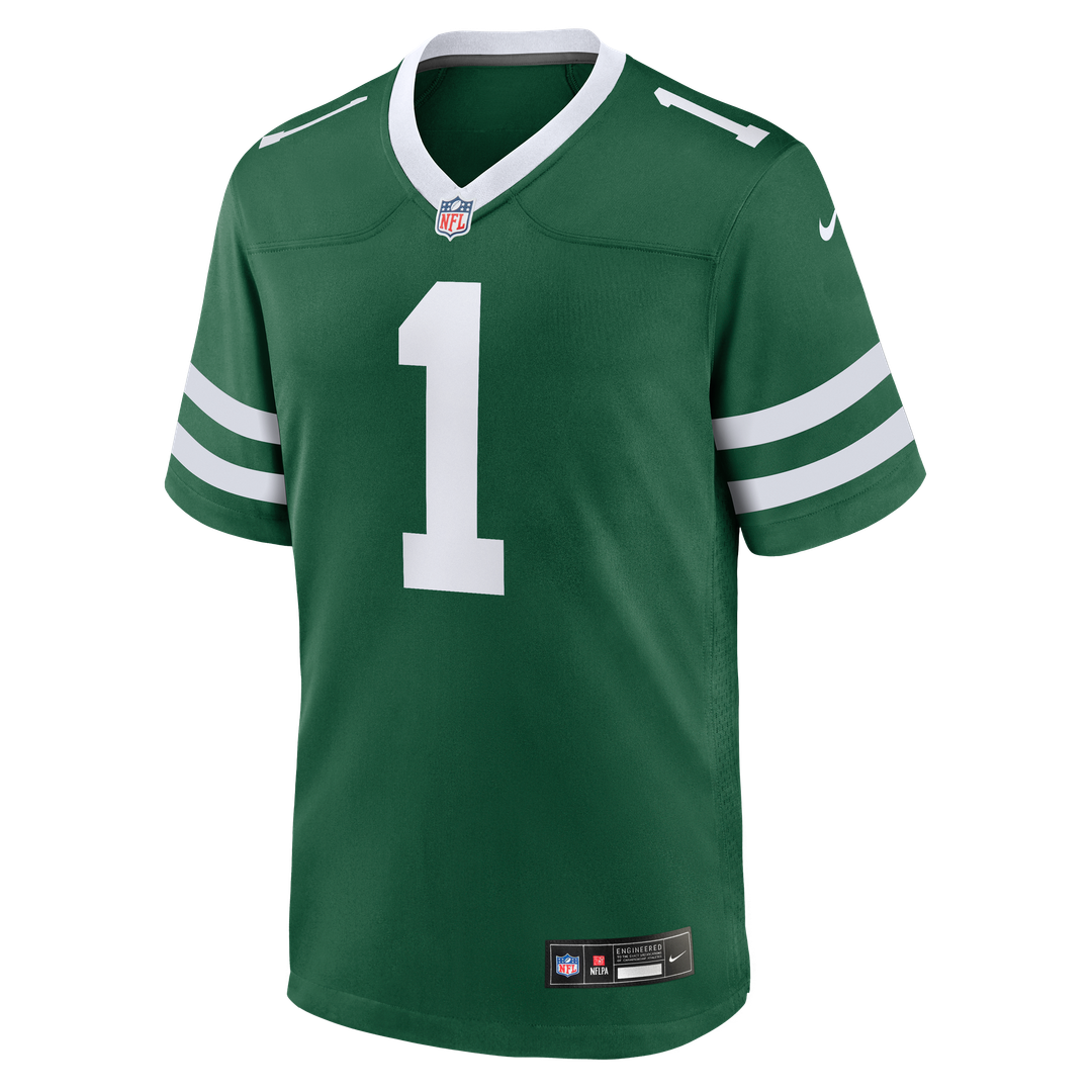 Men's New York Jets David Bailey Green Team Game NFL Football Jersey - view 8