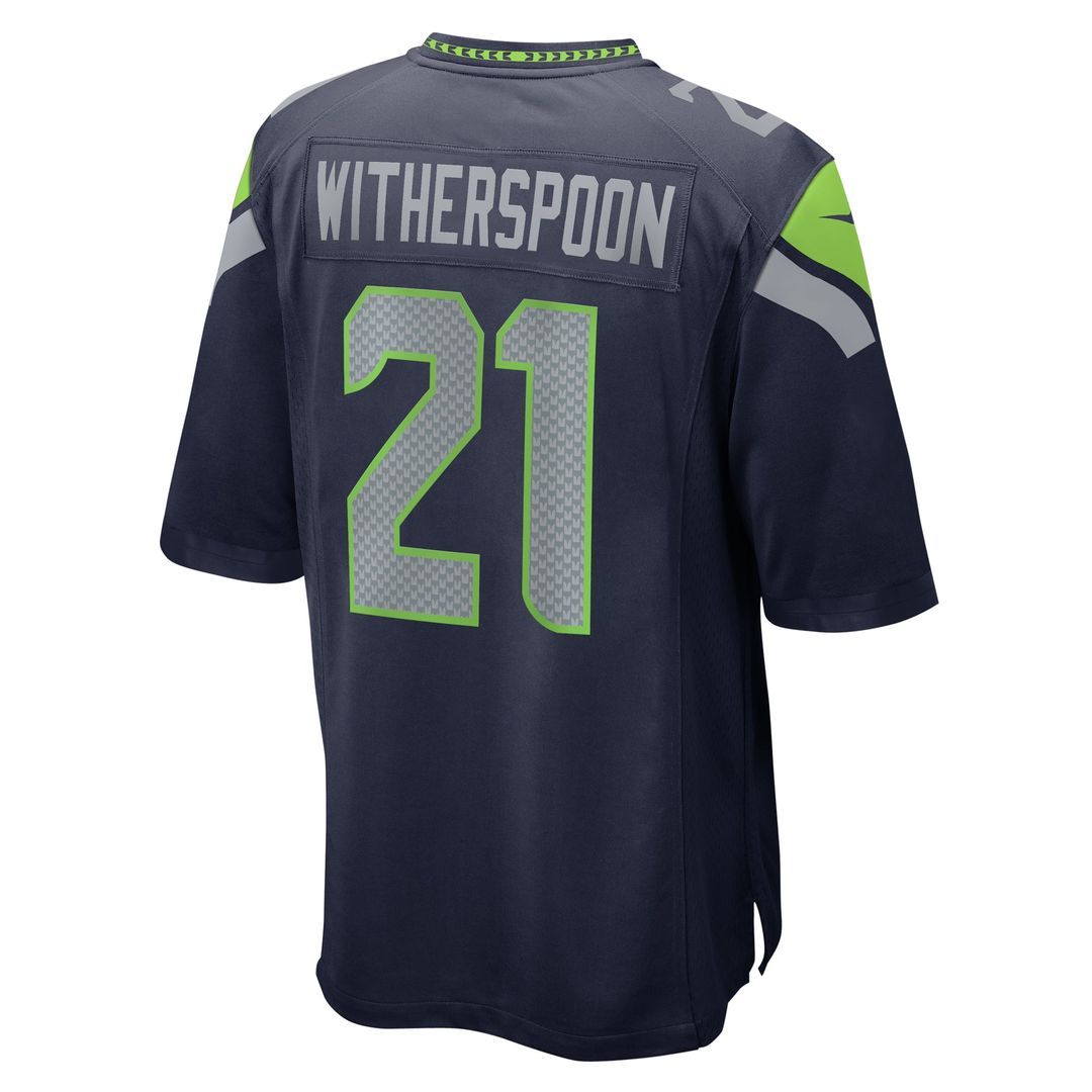 Men's Seattle Seahawks Devon Witherspoon White Game NFL Football Jersey - view 9