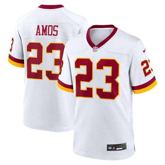 Men's Washington Commanders Trey Amos White Game Super Bowl Era NFL Football Jersey - view 1