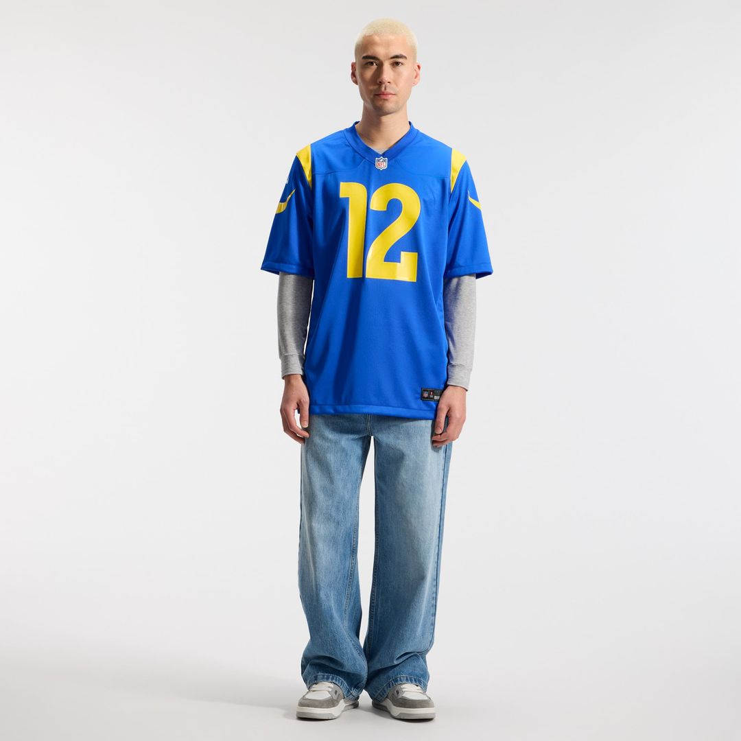 Men's Los Angeles Rams Puka Nacua Classic Sol Game NFL Football Jersey - view 11
