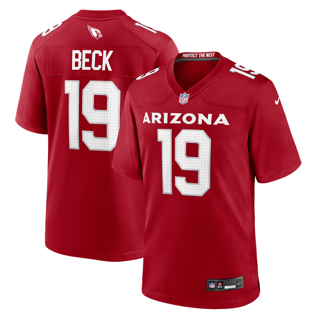 Men's Arizona Cardinals Carson Beck Cardinal Game NFL Football Jersey - view 1