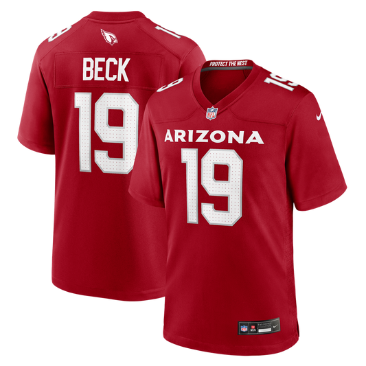 Men's Arizona Cardinals Carson Beck Cardinal Game NFL Football Jersey - view 1