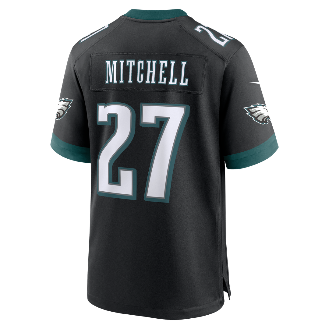 Men's Philadelphia Eagles Quinyon Mitchell Midnight Green Team Game NFL Football Jersey - view 9
