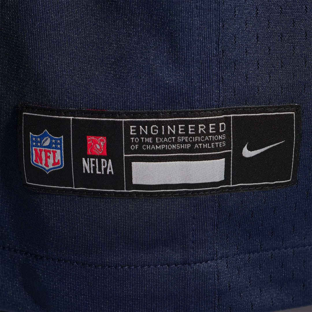Men's Chicago Bears Jaylon Jones Navy Team Game NFL Football Jersey - view 6