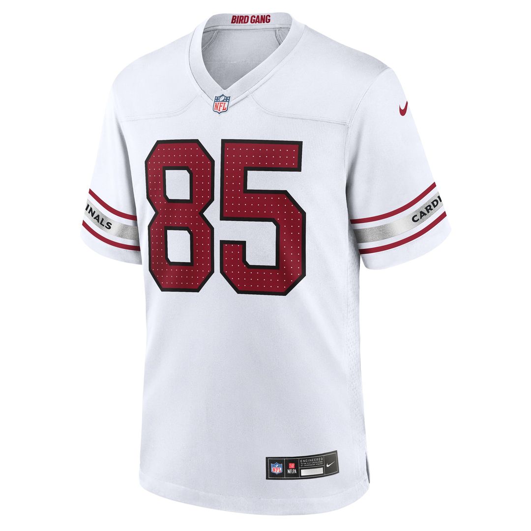 Men's Arizona Cardinals Trey McBride White Game NFL Football Jersey - view 2