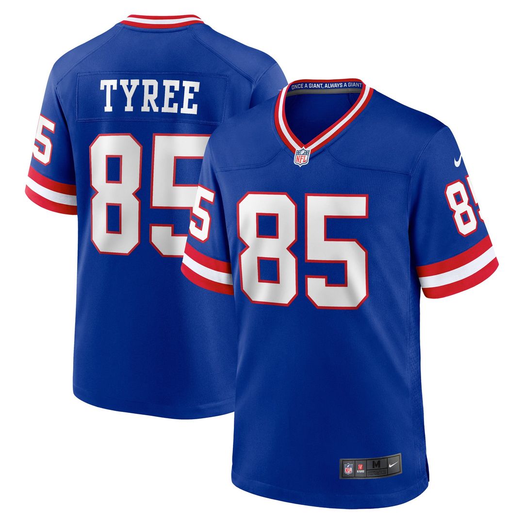 Men's New York Giants David Tyree Royal Retired Player Alternate Game NFL Football Jersey - view 1