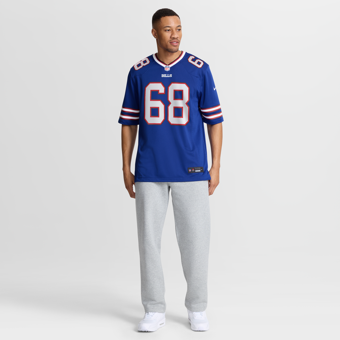 Men's Buffalo Bills Garrett McGhin Royal Team Game NFL Football Jersey - view 4