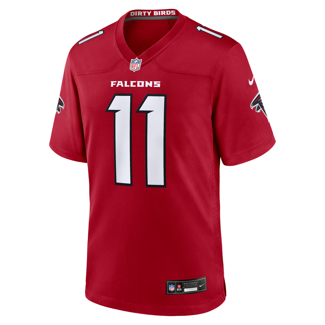 Men's Atlanta Falcons Jalon Walker Red Game NFL Football Jersey - view 21