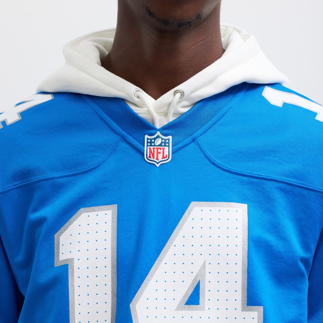Men's Detroit Lions Amon-Ra St. Brown Blue Game NFL Football Jersey - view 7