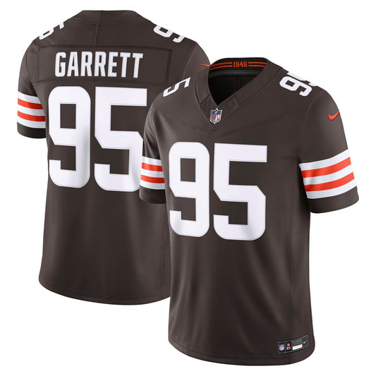 Men's Cleveland Browns Myles Garrett Brown Team Stitched Limited NFL Football Jersey - view 1