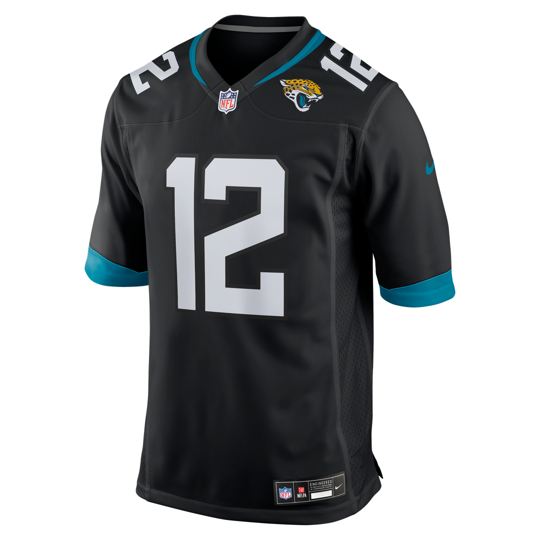 Men's Jacksonville Jaguars Travis Hunter Black Alternate Game NFL Football Jersey - view 7