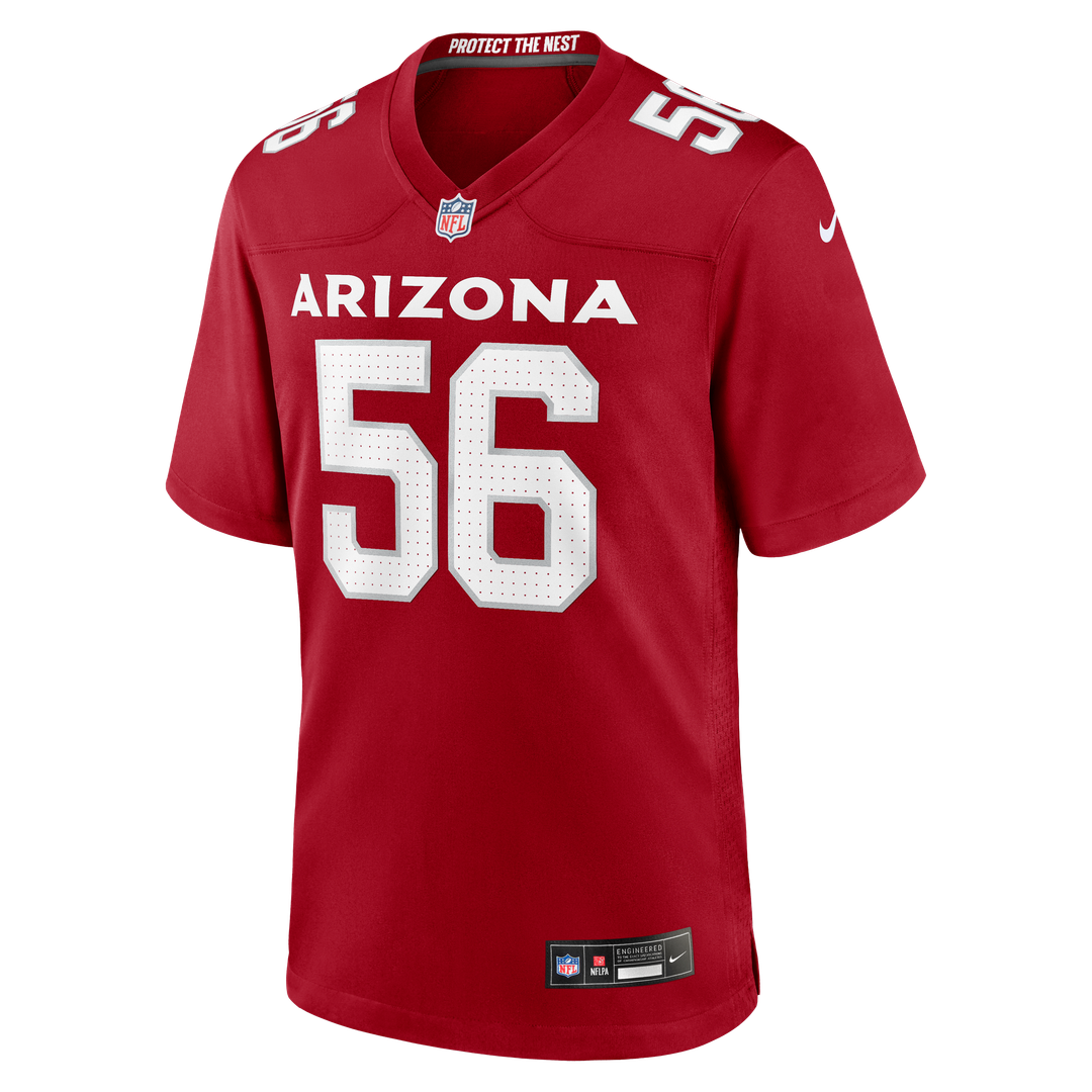 Men's Arizona Cardinals Darius Robinson Cardinal Player Game NFL Football Jersey - view 2