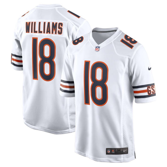 Men's Chicago Bears Caleb Williams White First Round Pick Player Game NFL Football Jersey - view 1