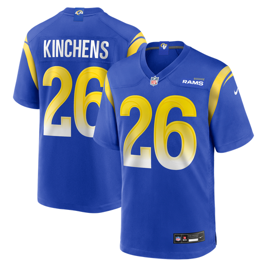 Men's Los Angeles Rams Kamren Kinchens Royal Team Game NFL Football Jersey - view 1