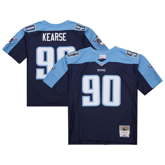 Men's Tennessee Titans Jevon Kearse Navy 1999 Legacy Replica NFL Football Jersey - view 1