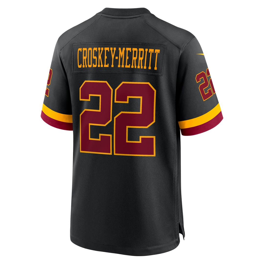 Men's Washington Commanders Jacory Croskey-Merritt White Game Super Bowl Era NFL Football Jersey - view 22