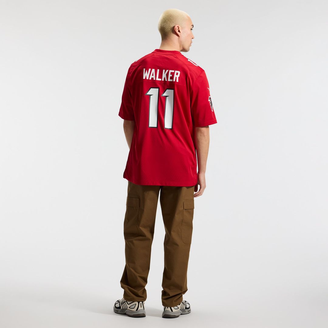 Men's Atlanta Falcons Jalon Walker Red Game NFL Football Jersey - view 20