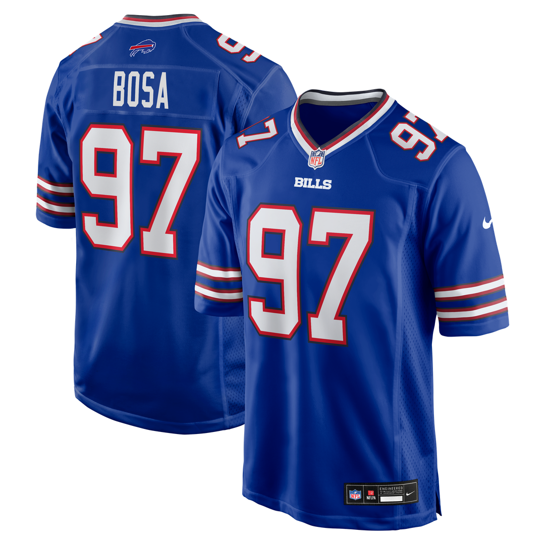 Men's Buffalo Bills Joey Bosa Royal Game NFL Football Jersey - view 1