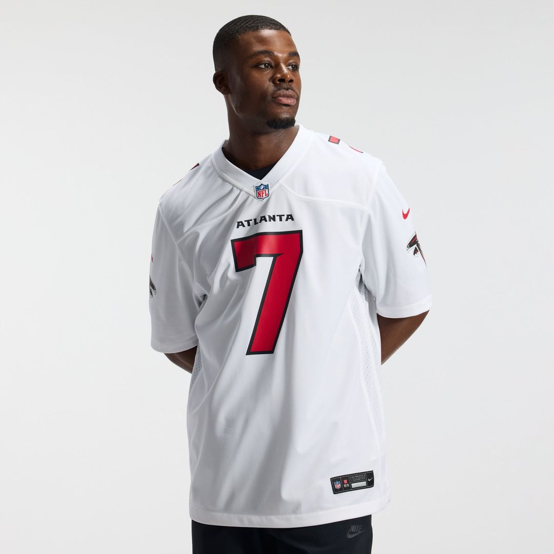 Men's Atlanta Falcons Bijan Robinson White Game NFL Football Jersey - view 2