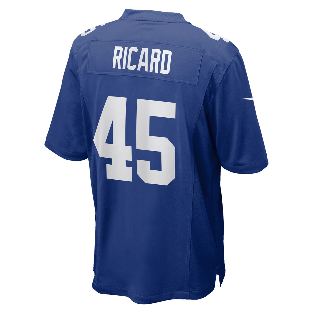 Men's New York Giants Patrick Ricard Royal Team Game NFL Football Jersey - view 3