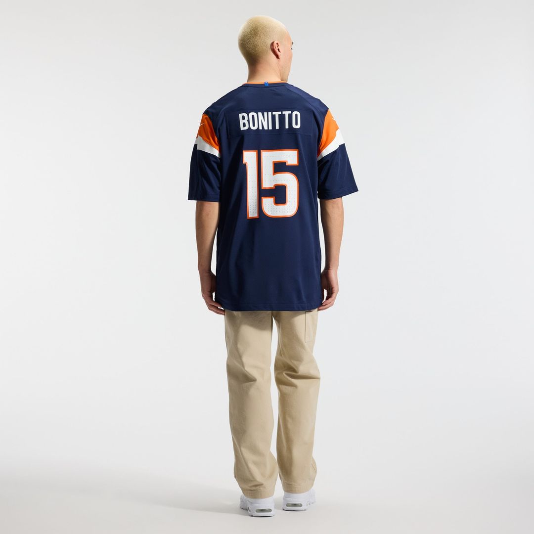Men's Denver Broncos Nik Bonitto Orange Team Game NFL Football Jersey - view 22