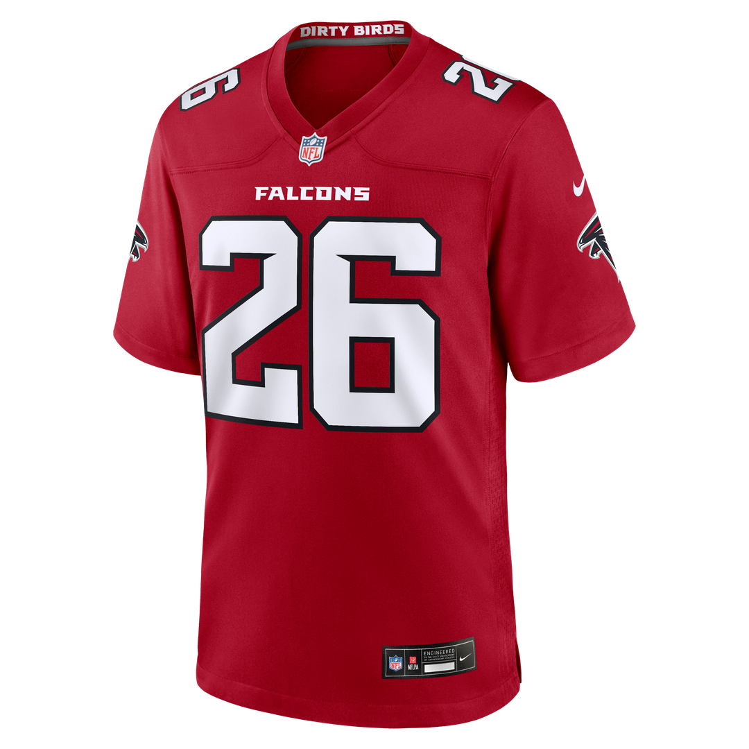 Men's Atlanta Falcons CJ Henderson Red Team Game NFL Football Jersey - view 2