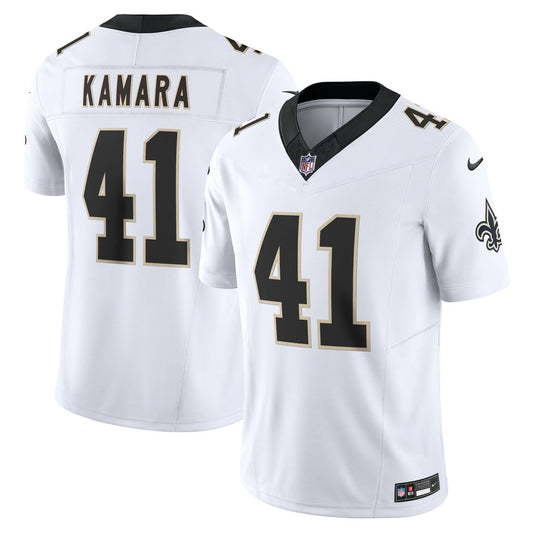 Men's New Orleans Saints Alvin Kamara White Limited NFL Football Jersey - view 1